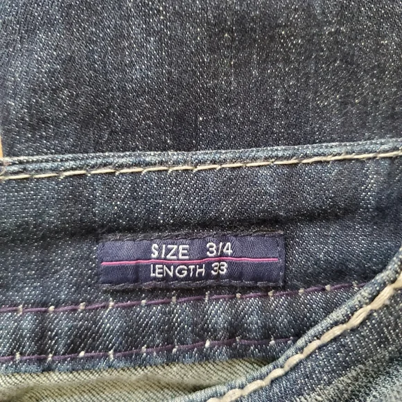 Vigoss jeans size 3/4. Length 33. New York boot cut with stretch - Picture 4 of 8